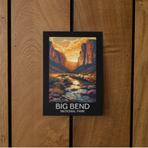 Cartão Postal Parque Nacional Big Bend Texas Viagem Retro