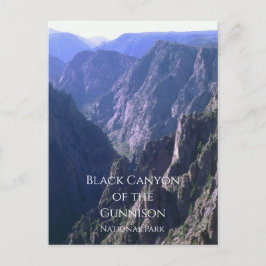 Cartão Postal Parque Nacional Black Canyon of the Gunnison