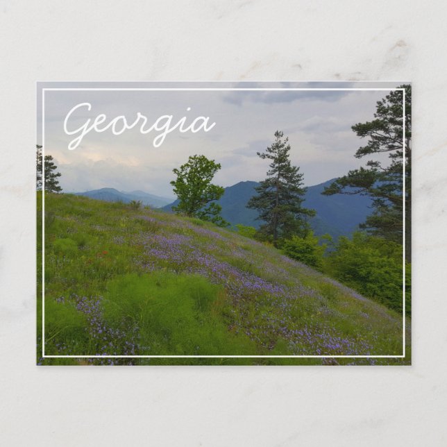 Cartão Postal Parque Nacional Borjomi-Kharagauli Georgia Caucuse (Frente)