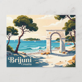 Cartão Postal Parque Nacional Brijuni Croácia
