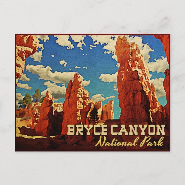 Cartão Postal Parque Nacional Bryce Canyon (Frente)
