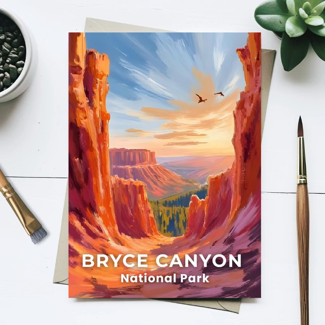 Cartão Postal Parque Nacional Bryce Canyon | Viagem de Utah (Criador carregado)