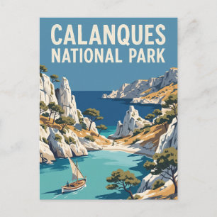 Cartão Postal Parque Nacional Calanques França