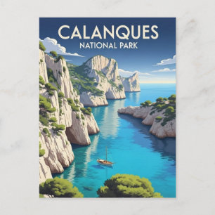 Cartão Postal Parque Nacional Calanques França Viagem