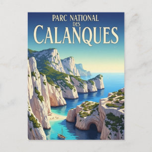 Cartão Postal Parque Nacional Calanques França Viagem