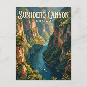 Cartão Postal Parque Nacional Cânion do Sumidero México