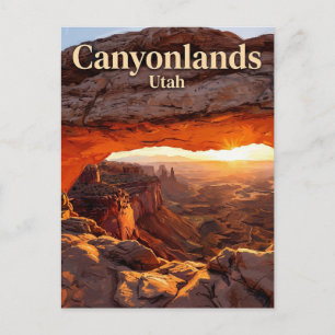 Cartão Postal Parque Nacional Canyonlands EUA