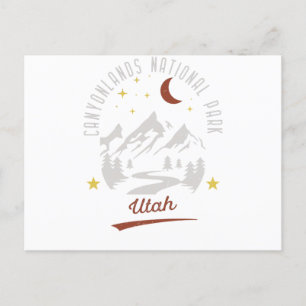 Cartão Postal Parque Nacional Canyonlands Utah Vintage