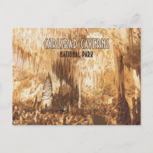 Cartão Postal Parque Nacional Carlsbad Caverns Novo México