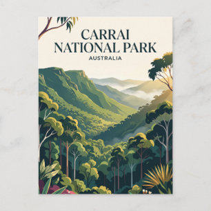 Cartão Postal Parque Nacional Carrai Austrália