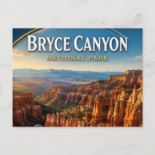 Cartão Postal Parque Nacional Cênico Hoodoos de Bryce Canyon