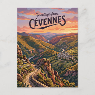 Cartão Postal Parque Nacional Cévennes França