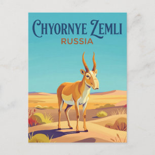 Cartão Postal Parque Nacional Chyornye Zemli Rússia