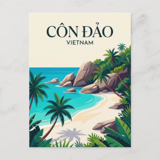 Cartão Postal Parque Nacional Côn Đảo Vietnã