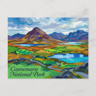 Cartão Postal Parque Nacional Connemara Irlanda