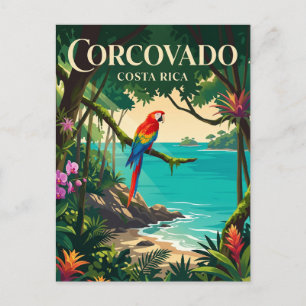 Cartão Postal Parque Nacional Corcovado Costa Rica