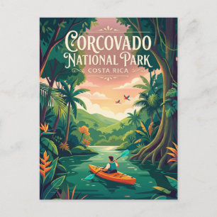 Cartão Postal Parque Nacional Corcovado Costa Rica