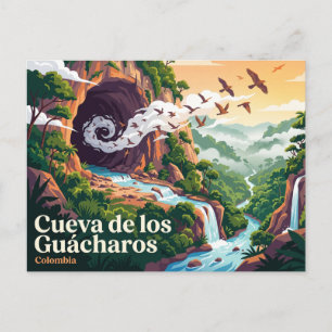 Cartão Postal Parque Nacional Cueva de los Guácharos Colômbia