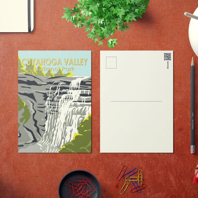 Cartão Postal Parque Nacional Cuyahoga Valley, Ohio Vintage (Criador carregado)