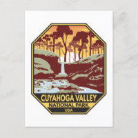 Parque Nacional Cuyahoga Valley, Ohio Vintage Embl