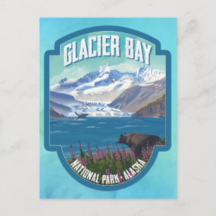 Cartão Postal Parque Nacional da Baía de Glacier