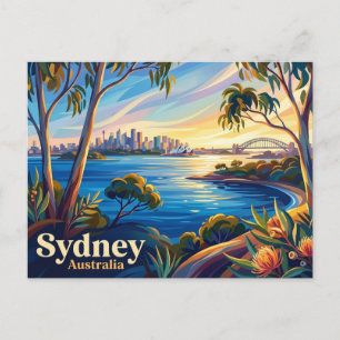 Cartão Postal Parque Nacional da Baía de Sydney Austrália