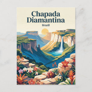 Cartão Postal Parque Nacional da Chapada Diamantina Brasil
