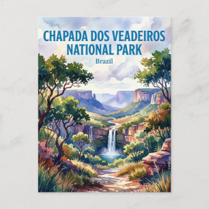 Cartão Postal Parque Nacional da Chapada dos Veadeiros Brasil