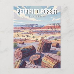 Cartão Postal Parque Nacional da Floresta Petrificada