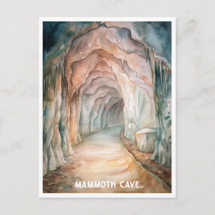 Cartão Postal Parque Nacional da Mammoth Cave Aquarela