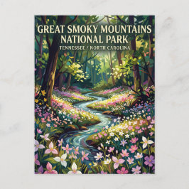 Cartão Postal Parque Nacional das Grandes Montanhas Fumegantes