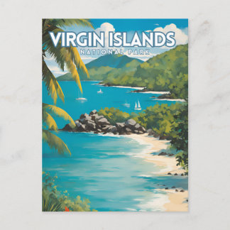 Cartão Postal Parque Nacional das Ilhas Virgens