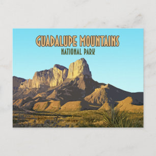 Cartão Postal Parque Nacional das Montanhas Guadalupe, Texas