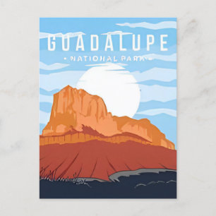 Cartão Postal Parque Nacional das Montanhas Guadalupe Texas Vint