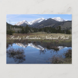 Cartão Postal Parque Nacional das Montanhas Rochosas da Cordilhe