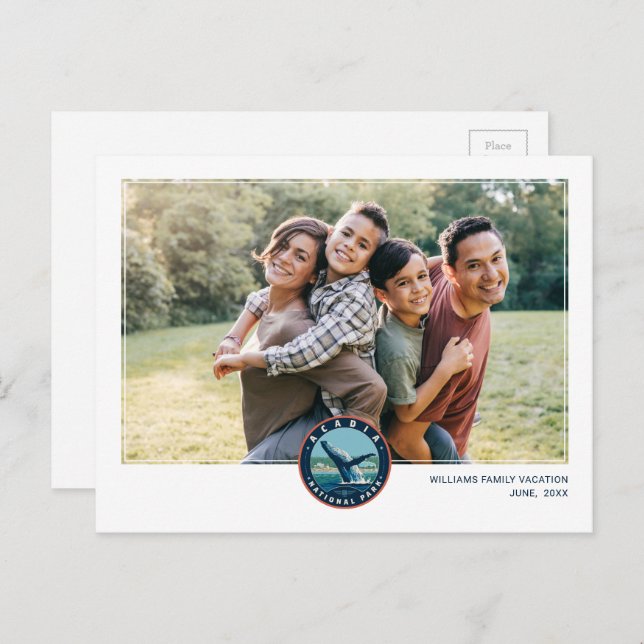 Cartão Postal Parque Nacional de Acadia (Frente/Verso)