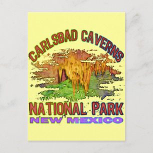 Cartão Postal Parque Nacional de Carlsbad Caverns, Novo México