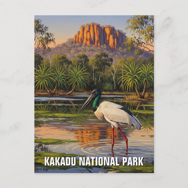 Cartão Postal Parque Nacional de Kakadu, Austrália (Frente)