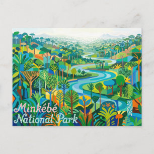 Cartão Postal Parque Nacional de Minkébé Gabão
