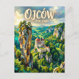 Cartão Postal Parque Nacional de Ojców Polônia