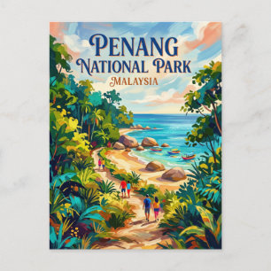 Cartão Postal Parque Nacional de Penang Malásia