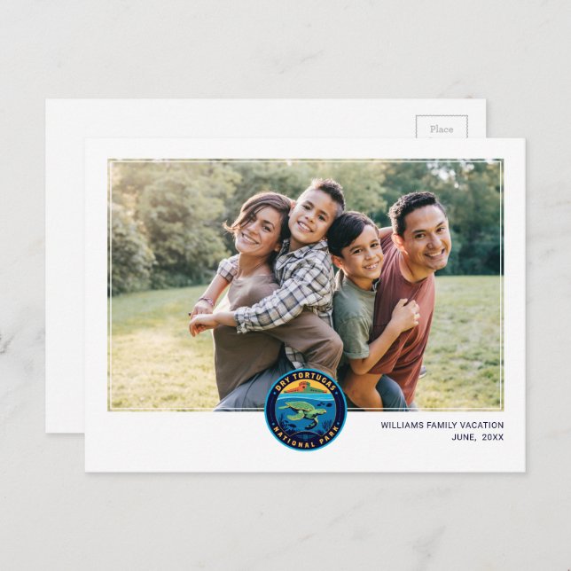 Cartão Postal Parque Nacional de Tortugas Seco (Frente/Verso)