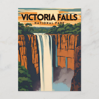 Cartão Postal Parque Nacional de Victoria Falls Viagem Tradicion
