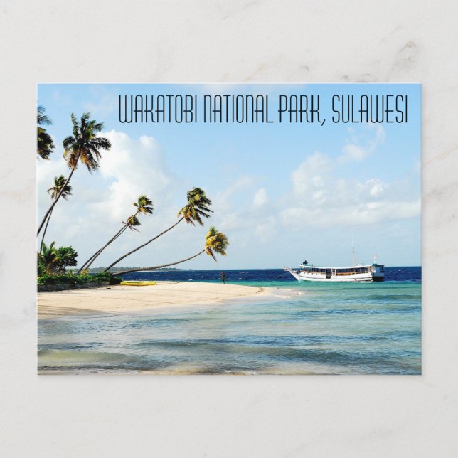 Cartão Postal Parque Nacional de Wakatobi, Sulawesi (Frente)