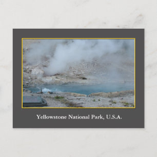 Cartão Postal Parque Nacional de Yellowstone EUA