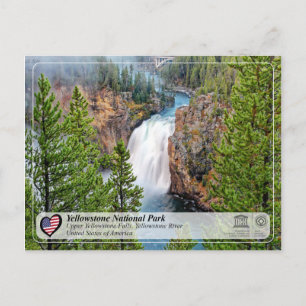 Cartão Postal Parque Nacional de Yellowstone - Upper Yellowstone