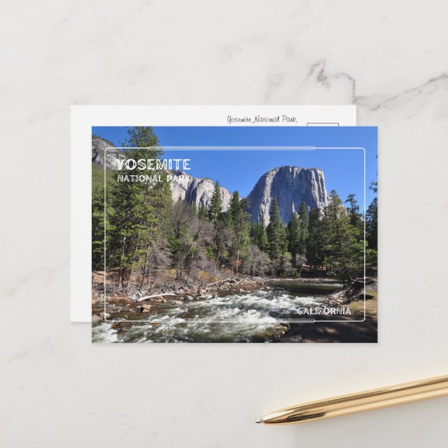 Cartão Postal Parque Nacional de Yosemite (Frente/Verso In Situ)