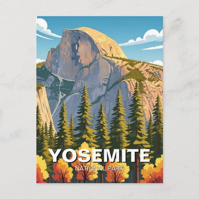 Cartão Postal Parque Nacional de Yosemite (Frente)
