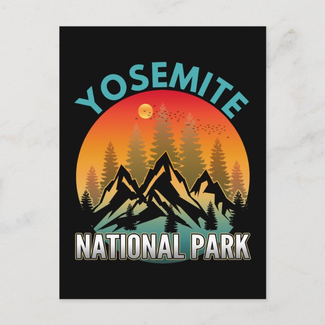 Cartão Postal Parque Nacional de Yosemite (Frente)