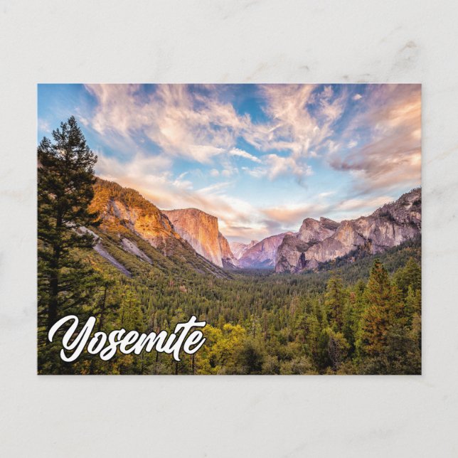 Cartão Postal Parque Nacional de Yosemite, Califórnia, EUA (Frente)